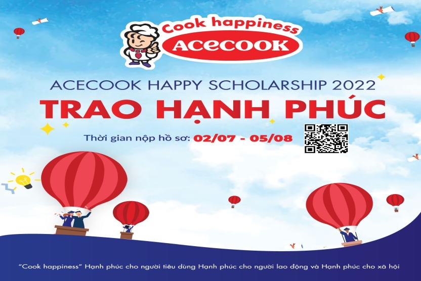  Học bổng Acecook Happy Scholarship 2022