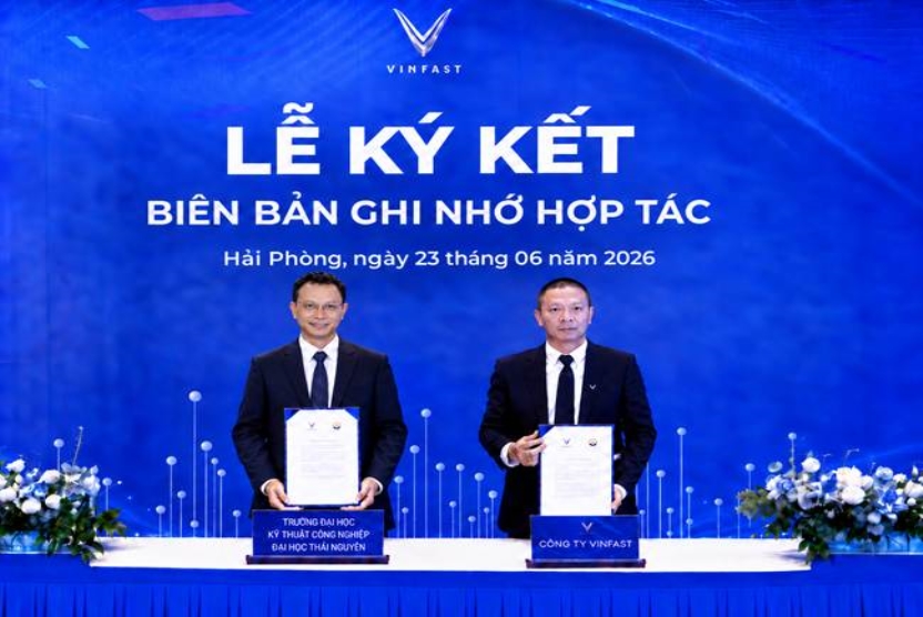 TNUT và VINFAST ký kết hợp tác toàn diện, thúc đẩy đào tạo nguồn nhân lực ô tô điện chất lượng cao