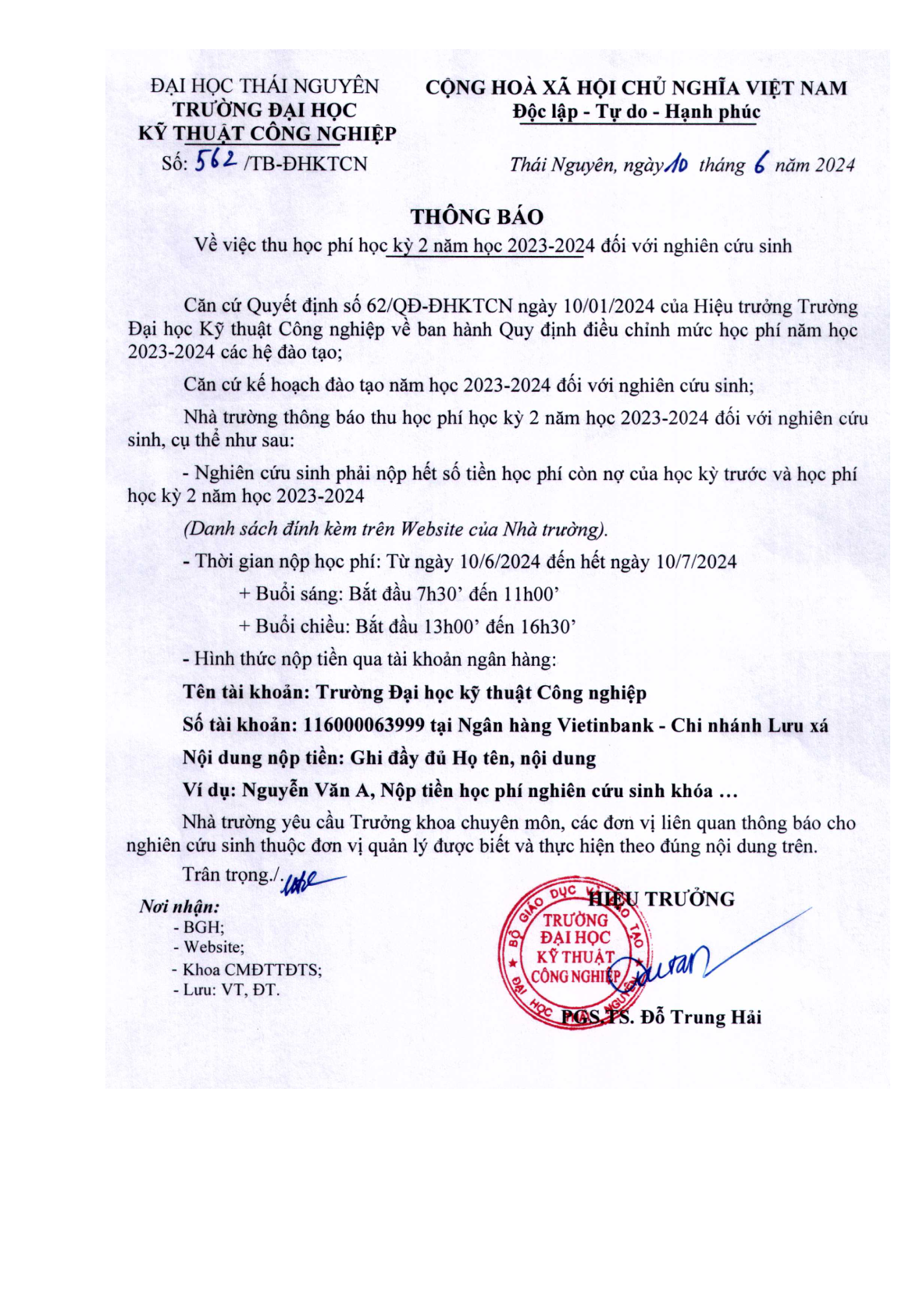 ĐIỂM CHUẨN ĐẠI HỌC CÔNG NGHIỆP THÁI NGUYÊN NĂM 2026 CÔNG BỐ CHÍNH THỨC CHO TẤT CẢ CÁC NGÀNH